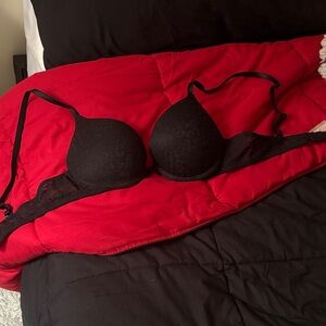 VS PINK  Black Lace Bra